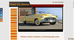 Desktop Screenshot of classiccarhunters.com